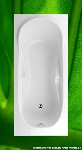 Baignoire 170 x 75 cm-hauteur de pieds : 75 x 170 cm bac acrylwanne rechteckwanne