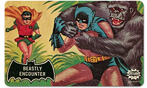 DC Comics - Retro Vintage Breakfast Tray Chopping Board - Batman - Beastly Encounter