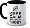 Keep Calm and Play Rugby - Caffè di ceramica di alta qualità tazza