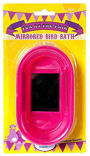 HAPPYPET Fun At The Fair Mirrored Bird Bath