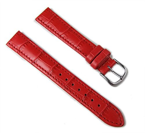 Barington Ersatzband Uhrenarmband Leder Louis-Print rot 16mm 59061640