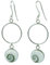 Chic-Net Shivaauge Silberohrringe Ring lang Ohrringe 925er Sterling Silber Shiva Auge Eye Damen Schmuck