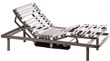 ekamia - ERIS Cama Articulada Eléctrica para el Hogar - 90cm x 190cm, Mando con Cable