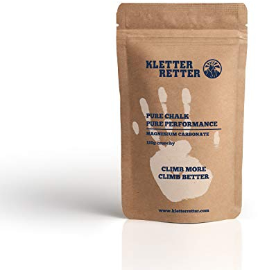 KletterRetter 120g Crushed Magnesia (Crushed Chalk) für Kletterer