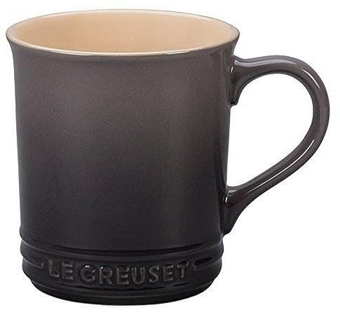 Le Creuset Taza de cerámica Vancouver, 14 onzas, ostra