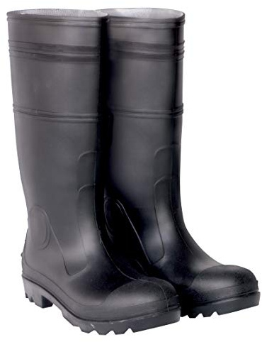 CLC Custom Leathercraft Climate Gear R230 Over The Sock Black PVC Rain Boot Size 11