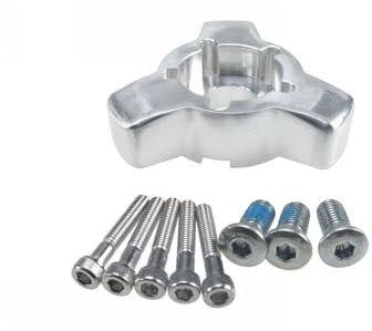 Doppelscheibenbremsen-Adapter STAGE6 Vorderradfelge poliert