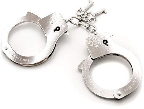 Fifty Shades of Grey You Are Mine abschließbare Handschellen aus Metall mit Sicherheitsmechanismus