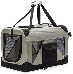Karlie 506729 Transportbox Fun, Nylon, grey, 47x35x35 cm