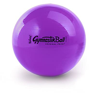 PEZZI - Gymnastikball Original Pezziball Standard 42cm Ø – Sitzball für Therapie, Sport & Büro - Universeller Trainingsball aus robustem PVC belastbar bis 400 kg – Violett
