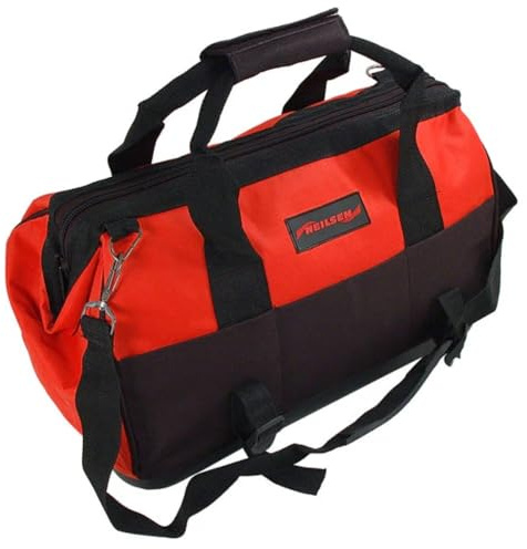 Neilsen CT1110 16in / 400mm Tool Bag Reinforced Hard PVC Base | 16/400mm tool bag, Adjustable padded shoulder strap, Extra wide opening, Reinforced hard PVC base, Durable Oxford material