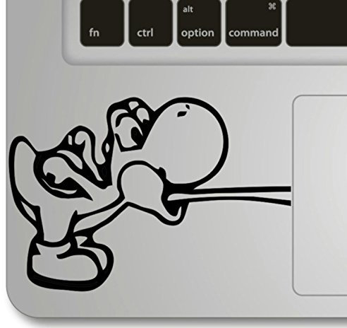 Vati Leaves Removable Tongue kiss Humor Handmade Partial Art Skin Cool Design Vinyl Decal Sticker for Trackpad Keypad Of Apple Macbook Pro Air Mac Laptop