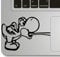 Vati Leaves Removable Tongue kiss Humor Handmade Partial Art Skin Cool Design Vinyl Decal Sticker for Trackpad Keypad Of Apple Macbook Pro Air Mac Laptop