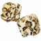 Partybob Damen Fell Armstulpen - Pulswärmer (Leopard)