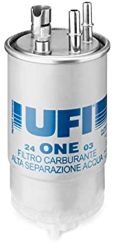 UFI Filters, Filtro Gasolio 24.ONE.03, Filtro Carburante per Ricambio, Adatto ad Auto, Applicabile su Diversi Modelli Opel e Vauxhall