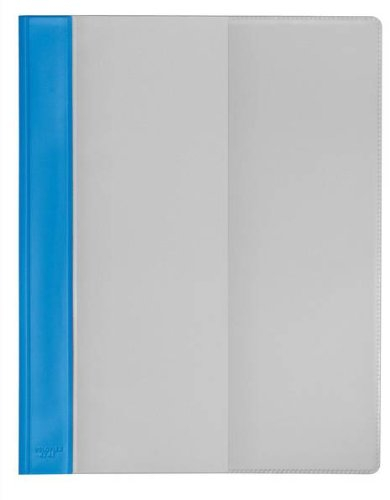 Schnellhefter A4 PVC 180my Veloform hellblau, 10 Stück