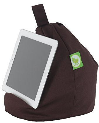 iPad, eReader & Book Mini Sitzsack von Bean Lazy passt für alle Tablets und eReaders - Schokolade Braun
