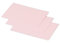 Clairefontaine 11255C - Paquet de 25 Cartes Simples - Format 7x9,5cm - 210g/m² - Coloris Rose - Cartons d'Invitation Evènements et Correspondance - Gamme Pollen - Papier Premium Lisse