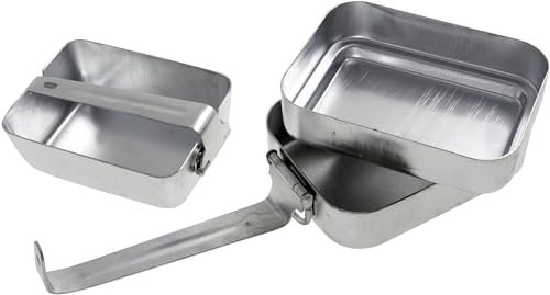C.A.O. - Gamelle M 52 0,60 + 0,70 + 0,80 litres en Aluminium - Longueur 18,5 cm - Largeur 13 cm - Hauteur 7,5 cm