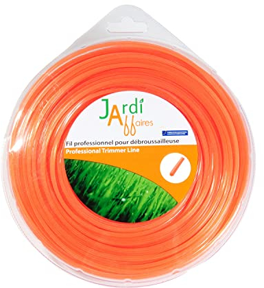Filo per decespugliatore professionale stellato, 4 mm x 30 m