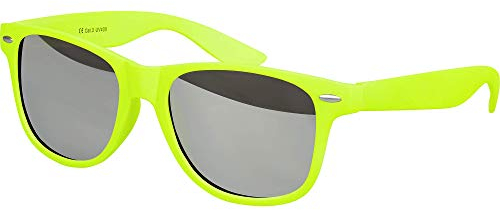 Balinco – Sonnenbrille Damen & Herren UV400 CAT 3 CE – Klassische Sonnenbrillen mit Federscharnier – Verspiegelte, braune, Klarglas & Smoke-Gläser – Sunglasses 100% UVA/UVB Schutz – Diverse Farben