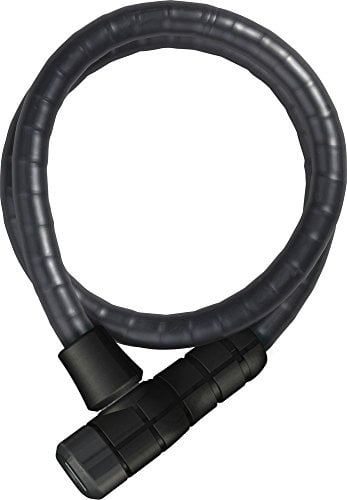 Abus Antivol à câble Microflex 6615K/120 - antivol Compact pour Les Deux-Roues Bon marché et Les vélos d'enfants - Niveau de sécurité 5 de 15 mm - Noir