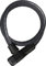 ABUS Kabelschloss Microflex 6615K/120 - kompaktes Fahrradschloss für günstige Zweiräder und Kinderfahrräder - 15 mm Sicherheitslevel 5 - Schwarz