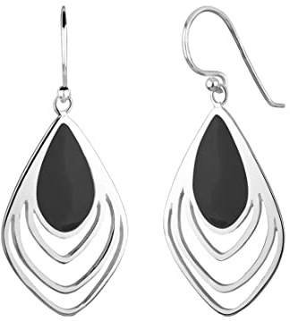Elli Damen-Ohrhänger Feder 925 Sterling Silber 3201463