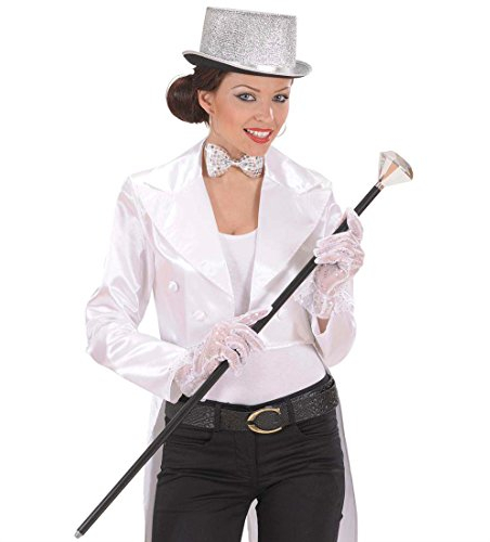 NET TOYS Spazierstock Dandy Stock Diamant Pimp Kostüm Zubehör Dandystock Karneval Fasching Stützstock Gehstock