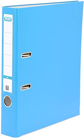 Elba Ordner A4, smart Pro, 5 cm schmal, Kunststoff außen, ozeanblau