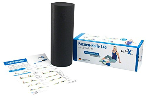 SOFTX Faszien-Rolle 145 Massagerolle Black Roller Faszienrolle Massage Rolle