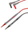 PeakTech 1 paio di cavi di misurazione flessibili per multimetri 120 cm, 4 mm, 1000 V AC/DC, 10 A, CAT III/IV, 1 pezzo, TKS-2, grigio