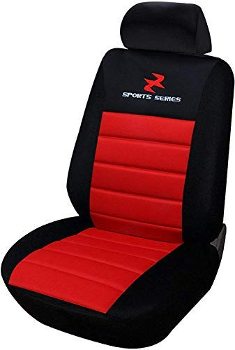 WOLTU Sitzbezug Auto Einzelsitzbezug universal Größe, Komplettset, rot