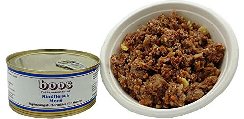 6 Stück (Dosen) Boos Rindfleisch Menü 300g