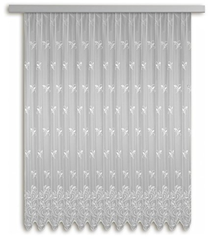 Albani Fensterschal mit Kräuselband/Bologna/ 245x300 cm, Weiß