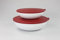 TUPPERWARE Ciotola Allegra da 3,5L+ 1,5L bianco rosso