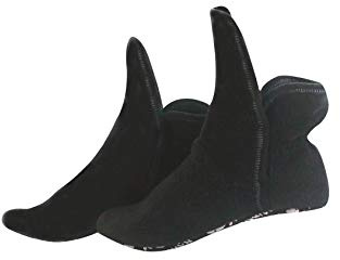 RAIKOU Hausschuhe für Damen, Herren aus Micro Fleece mit ABS und Rutschfester Sohle Größe,Super Flauschige Hüttenschuche (37-40, Schwarz)