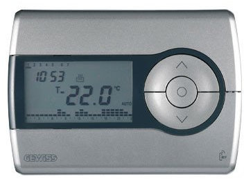 Gewiss Termostato GW14841 Titanio Z-Wave Parete