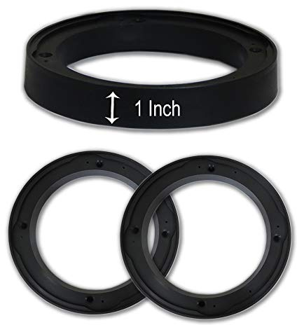 Universal 1 Inch Plastic Depth Ring Adapter Spacer for 5.25 inches - 6 inches Car Speakers