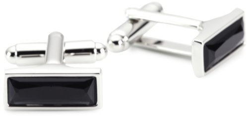Swarovski Kristallfiguren Francesco:Manschettenknoepfe Jet 661104