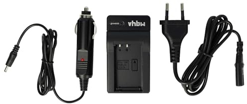 vhbw Ladegerät kompatibel mit Nikon EN-EL20a | EN-EL20 Kamera Camcorder/Akku - Ladeschale, Kfz-Adapter, Ladestandsanzeige