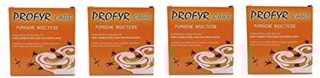 PROFYR NOXIMA Insecticide prêt à l'emploi profyr fumigène lot de 4 anti cafards-mites-punaises-puces-mouches-moustiques