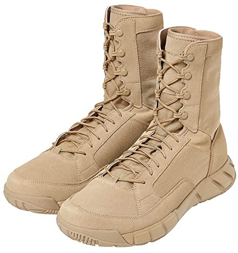 Oakley Light Assault 2 Boots | Desert, Size 7.5 | Tactical & Outdoor Use, Lightweight, Speed-Lace, Slip Resistant, Leather & Cordura (11188)