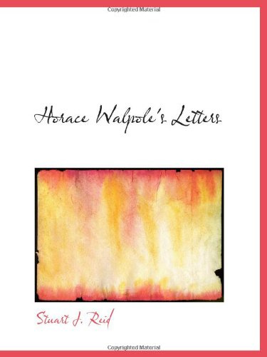 Horace Walpole's Letters