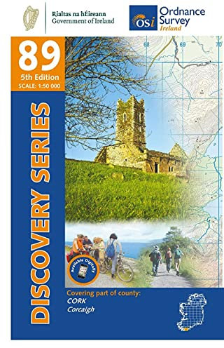 OS Eire Blatt 89 (Discovery Map, Band 89)