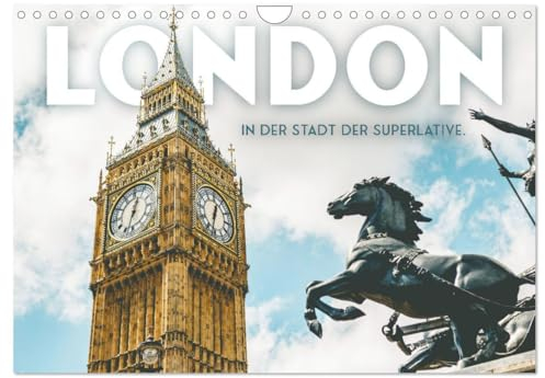 London - In der Stadt der Superlative. (Wandkalender 2025 DIN A4 quer), CALVENDO Monatskalender