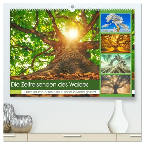 Die Zeitreisenden des Waldes (hochwertiger Premium Wandkalender 2026 DIN A2 quer), Kunstdruck in Hochglanz: Uralte Bäume strahlen eine Aura der ... ständig verändernden Welt. (CALVENDO Natur)