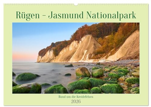 Rügen - Jasmund Nationalpark (Wandkalender 2026 DIN A2 quer), CALVENDO Monatskalender: Rügens Jasmund Nationalpark (CALVENDO Orte)
