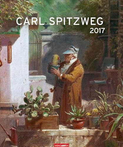 Carl Spitzweg Edition Kalender 2024. Kunstvoller Wandkalender mit Spitzwegs beliebten Szenen voll feiner Ironie und skurriler Figuren. Großer Kunst-Kalender 2024 im Hochformat. 46x55 cm