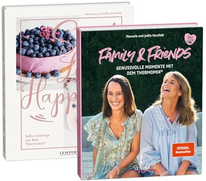 Die besten Glücksrezepte, Bundle; Food with Love; Herzfeld, Manuela / Herzfeld, Joëlle: limitiert auf 2000 Bundle aus 2 Büchern: Family and Friends; Sweet Love and Happiness
